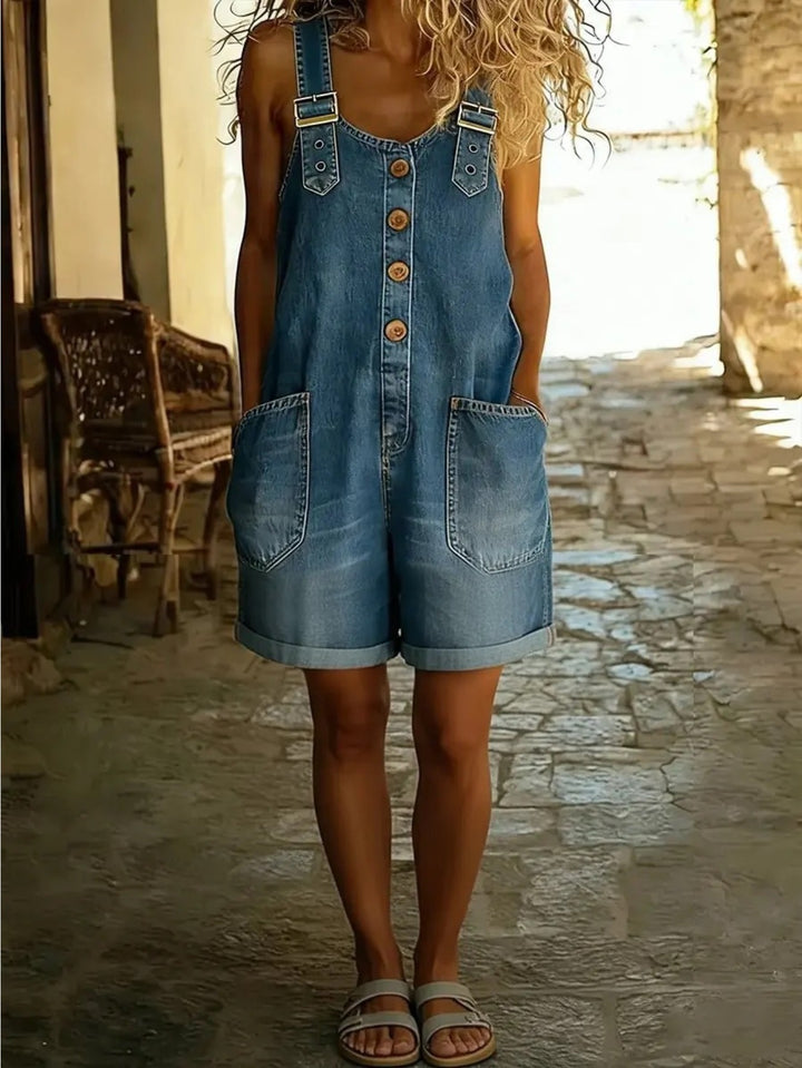 Diana | Button Pocket Playsuit
